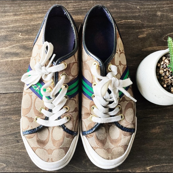 Coach Shoes - GUC • COACH Folly Sneakers • Size 8